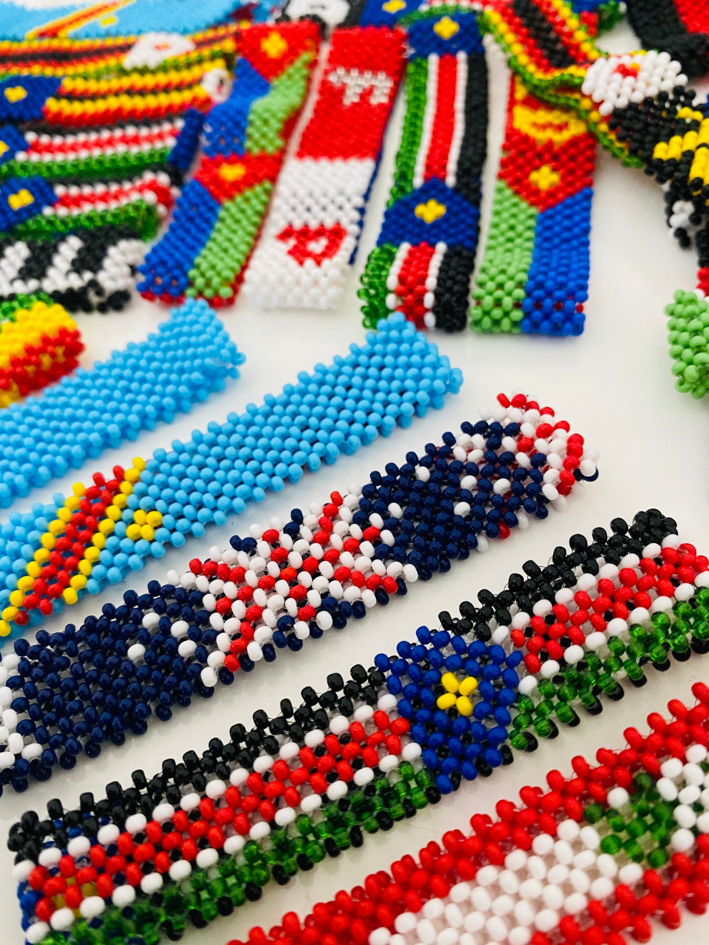 “Other World Flags” - Beaded Bracelets