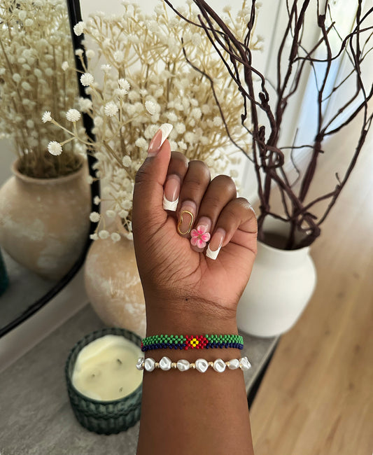 Eritrea - Slim Beaded Bracelet