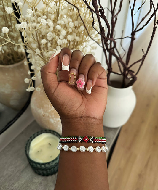 Kenya - Slim Beaded Bracelet