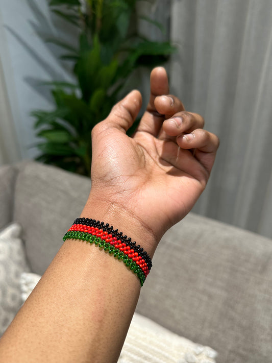 African-American - Beaded Bracelet