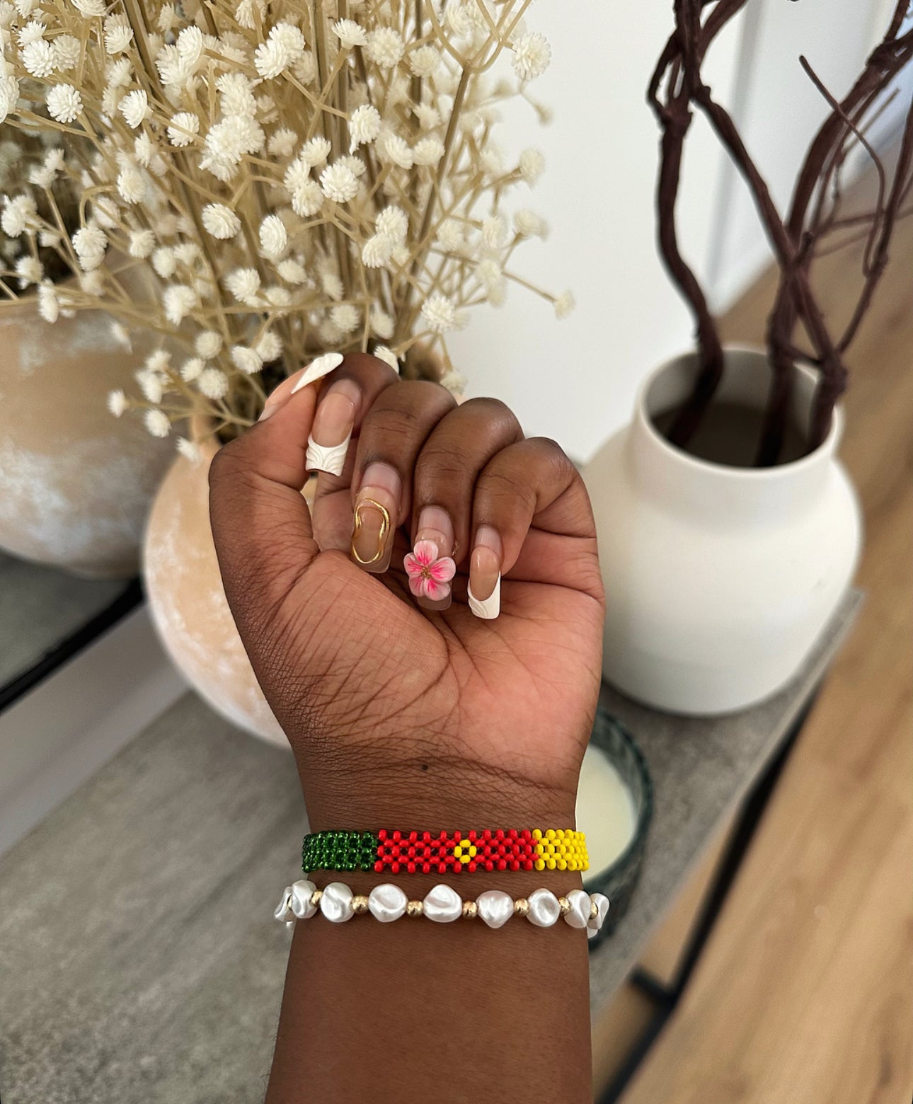 Cameroon - Slim Beaded Bracelet