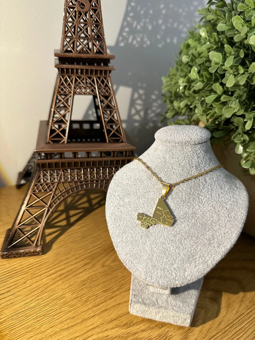 Mali - Map Necklace